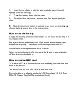 Preview for 13 page of FAMOCO FX105F User Manual