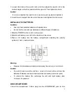 Preview for 5 page of Famous Trails MD9100 Owner'S Manual