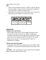 Preview for 9 page of Famous Trails MD9100 Owner'S Manual