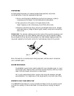 Preview for 8 page of Famous Trails MD9200 Instruction Manual