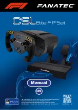 Preview for 1 page of FANATEC CSL Elite F1 Set Manual