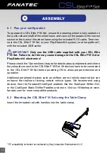 Preview for 13 page of FANATEC CSL Elite F1 Set Manual