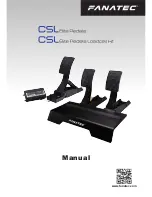 FANATEC CSL Elite Pedals Manual предпросмотр