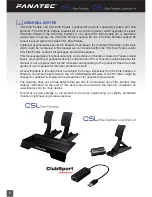 Предварительный просмотр 6 страницы FANATEC CSL Elite Pedals Manual