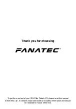 Предварительный просмотр 2 страницы FANATEC CSL Elite V2 Manual