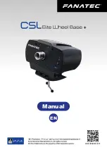 Предварительный просмотр 1 страницы FANATEC CSL Elite Wheel Base + Manual