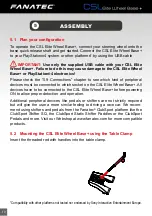 Preview for 10 page of FANATEC CSL Elite Wheel Base + Manual