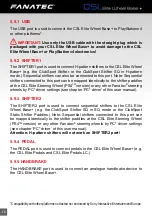 Preview for 18 page of FANATEC CSL Elite Wheel Base + Manual