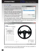 Preview for 20 page of FANATEC CSL Elite Wheel Base Manual