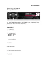 FANATEC Porsche 911 Turbo S Wheel Developer Quick Manual preview