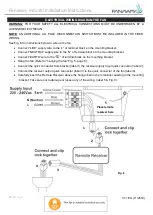 Preview for 10 page of Fanaway 212920 Installation Instructions Manual