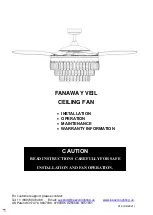 Fanaway 212923 Manual preview