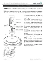 Preview for 8 page of Fanaway Classic LD-0003 16 01 Series Installation, Operation, Maintenance, Warranty