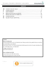 Preview for 2 page of Fanaway CORBELLE Instructions Manual