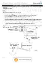 Preview for 9 page of Fanaway CORBELLE Instructions Manual