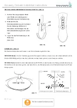 Preview for 25 page of Fanaway CORBELLE Instructions Manual