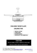 Fanaway Montclair Installation Instructions Manual preview