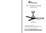 Preview for 1 page of Fanco CFFCWY4 Series Installation Manual