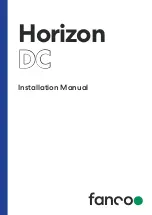 Fanco Horizon DC CFFCHZ23BLSMR Installation Manual preview