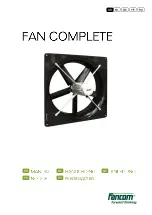 Preview for 1 page of Fancom Fan Complete Manual