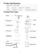 Preview for 5 page of Fancy Miracle H8002 Operation Manual