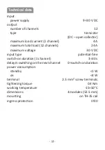 Предварительный просмотр 12 страницы F&F AS-225D Instructions Manual