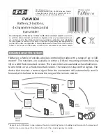 F&F FW-WSO4 Quick Start Manual предпросмотр