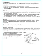 Preview for 7 page of F&U ca-2786su Instruction Manual