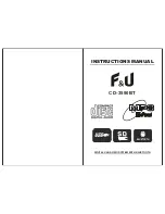 Предварительный просмотр 1 страницы F&U CD-3590BT Instruction Manual