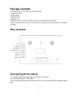 Предварительный просмотр 3 страницы F&U FDF8422 Instruction Manual