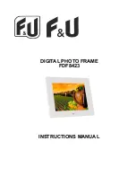 Предварительный просмотр 1 страницы F&U FDF8423 Instruction Manual