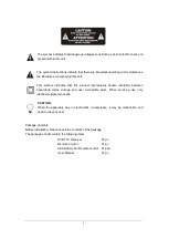 Preview for 4 page of F&U MPF3468H User Manual