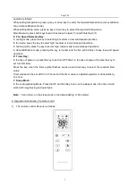 Preview for 7 page of F&U PAH-1218 Instruction Manual