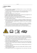 Preview for 3 page of F&U PAH-9016 Instruction Manual