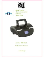 Preview for 1 page of F&U PBT2125 Instruction Manual