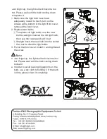 Preview for 5 page of F&V PRO150 User Manual