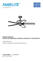 Fanelite 60YFA-1002 ALIZE User Manual, Installing And Operating Manual preview