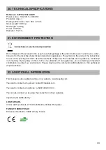 Preview for 35 page of Fanelite 60YFA-1002 ALIZE User Manual, Installing And Operating Manual