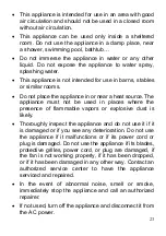 Preview for 23 page of Fanelite CR-66516 User Manual