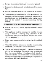 Preview for 25 page of Fanelite CR-66516 User Manual