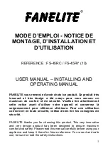 Preview for 1 page of Fanelite FS-45RC User Manual, Installing And Operating Manual