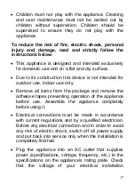 Preview for 17 page of Fanelite FS-45RC User Manual, Installing And Operating Manual