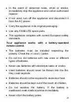 Preview for 20 page of Fanelite FS-45RC User Manual, Installing And Operating Manual