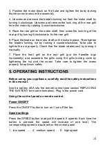 Preview for 24 page of Fanelite FS-45RC User Manual, Installing And Operating Manual