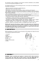 Preview for 16 page of Fanelite FS65-DC User Manual, Installing And Operating Manual