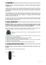 Предварительный просмотр 14 страницы Fanelite FW45-DC User Manual