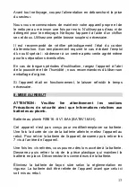 Preview for 13 page of Fanelite KN-3705RD User Manual