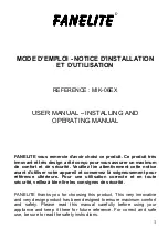 Preview for 1 page of Fanelite MIK-06EX User Manual