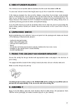 Preview for 19 page of Fanelite PRICKLY 38YFT-7057M Operating Manual