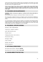 Preview for 24 page of Fanelite PRICKLY 38YFT-7057M Operating Manual